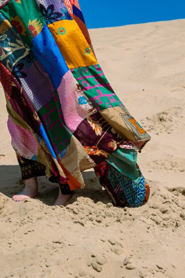 Patchwork maxi ruha - Image 8