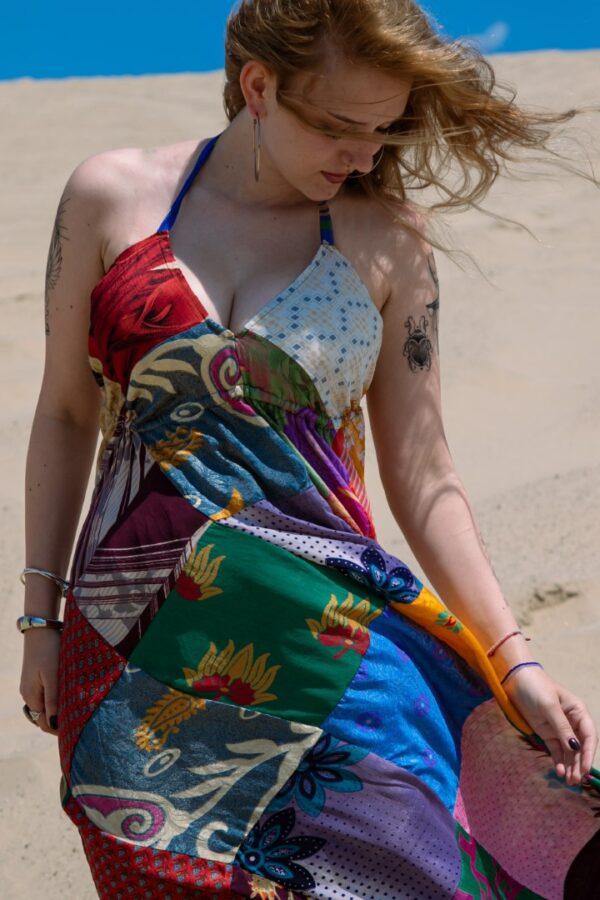 Patchwork maxi ruha - Image 7