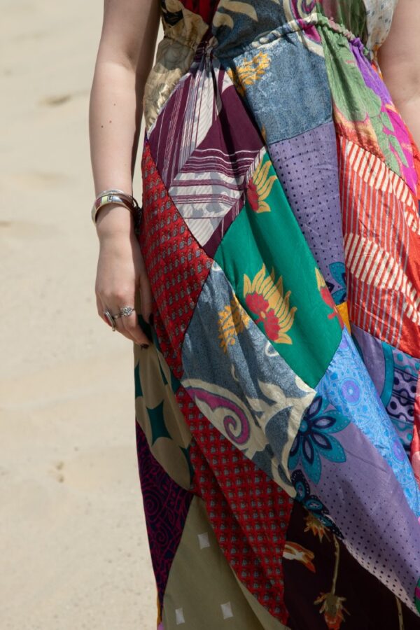 Patchwork maxi ruha - Image 6