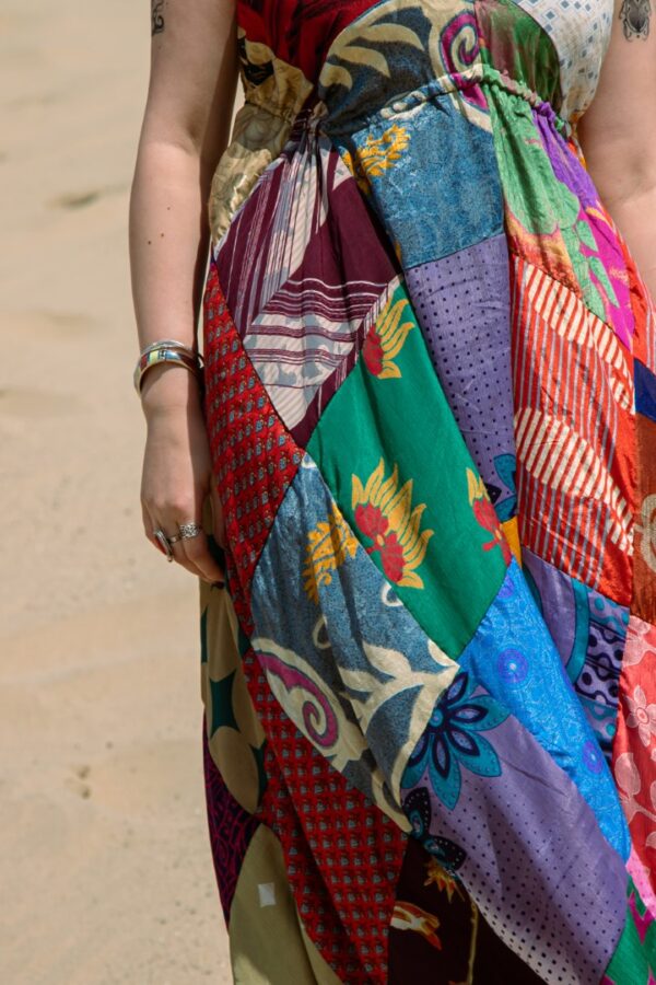Patchwork maxi ruha - Image 5