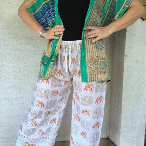 Sivatagi rózsa rövid kimono-felső