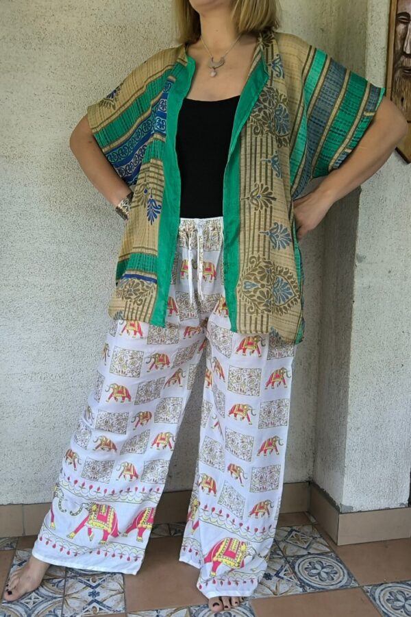 Sivatagi rózsa rövid kimono-felső - Image 4