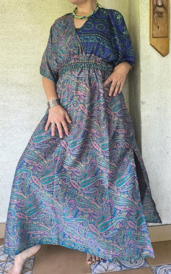 Búzavirág maxi ruha - Image 9