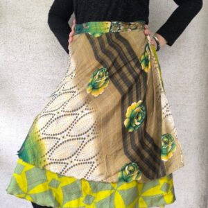 Szalmarózsa XL midi szári lapszoknya