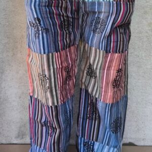 Tarka patchwork uniszex nadrág