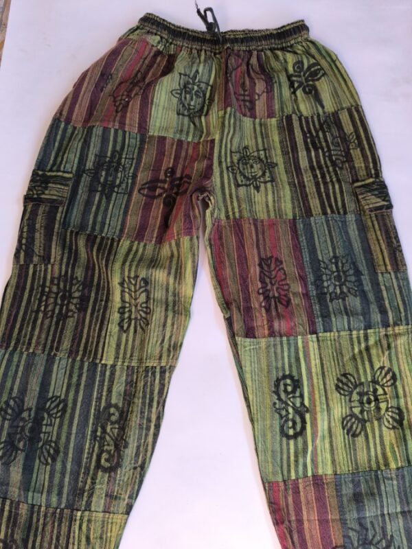 Moha patchwork uniszex nadrág - Image 3
