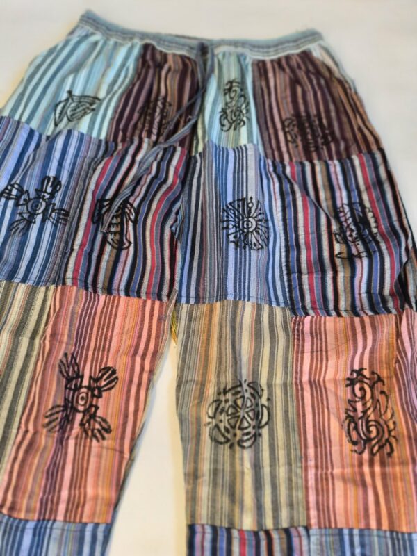 Tarka patchwork uniszex nadrág - Image 7