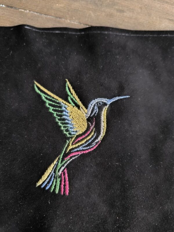 Kolibris velúrbőr keresztpántos táska - Image 6