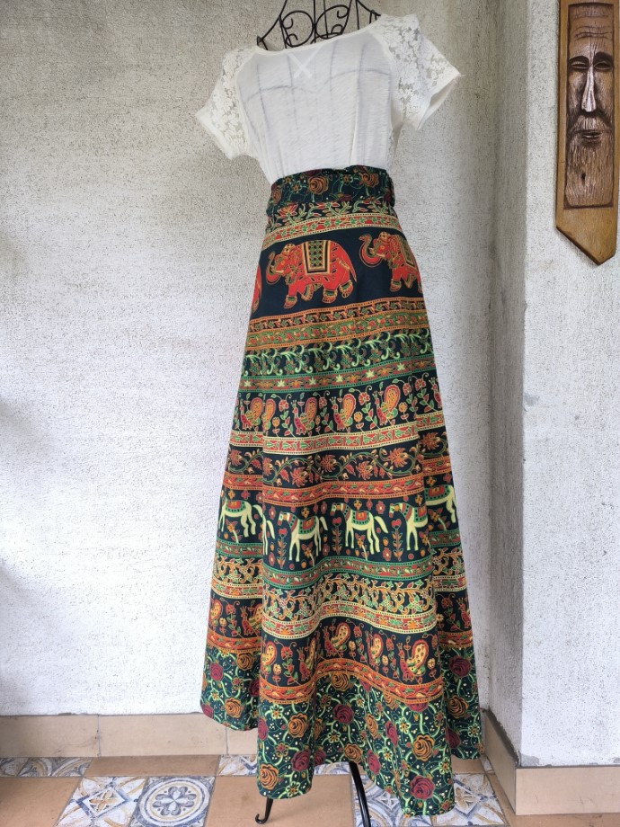 Bűvös kert pamut lapszoknya