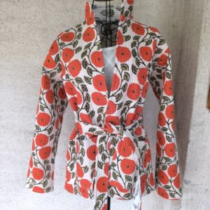 Floral kifordítható kabátka