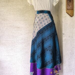 Fémbedermedt szári lapszoknya