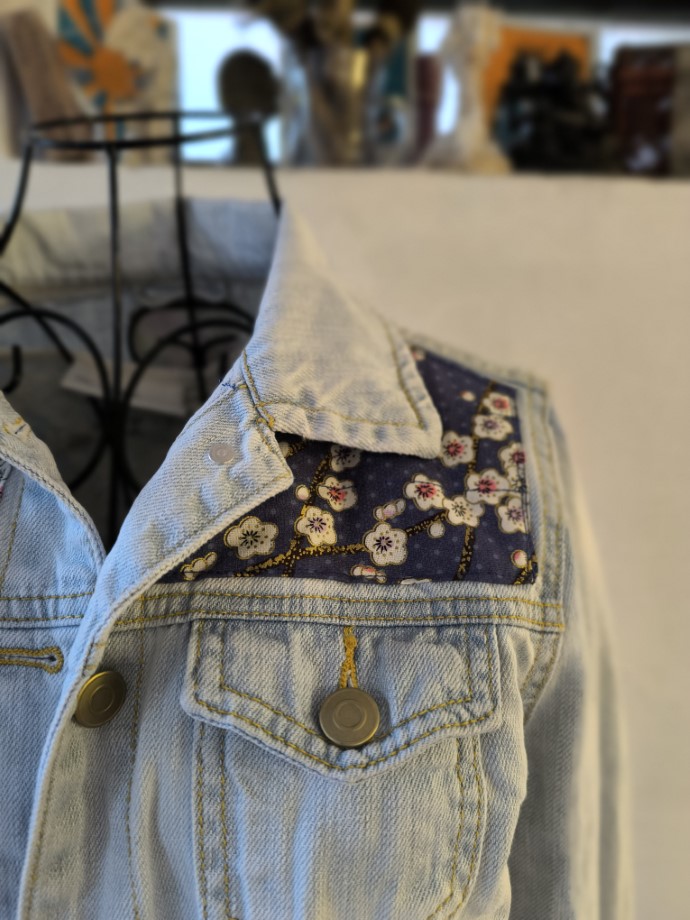 Virágos farmer újrakabát S, M - Image 5