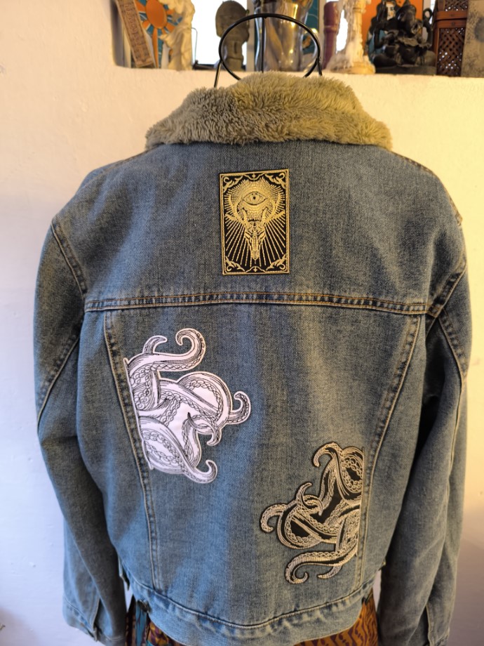 Bélelt polip farmer újrakabát XL