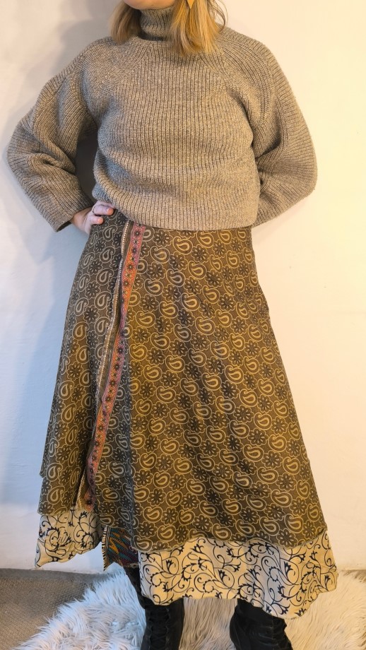 Fák lelke szári lapszoknya - Image 8