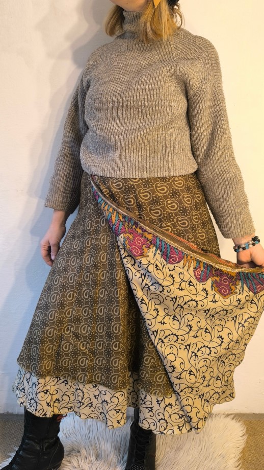 Fák lelke szári lapszoknya - Image 7