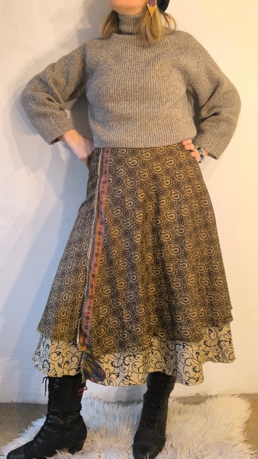 Fák lelke szári lapszoknya - Image 4