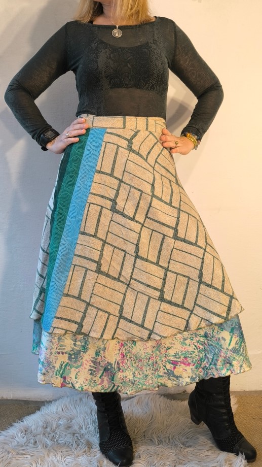 Gyöngyharmat szári lapszoknya - Image 4