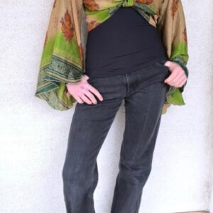 Mohapásztor átlapolós szári felső