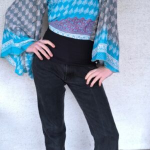 Deres átlapolós szári felső