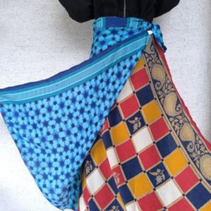 Nefelejcs szári lapszoknya