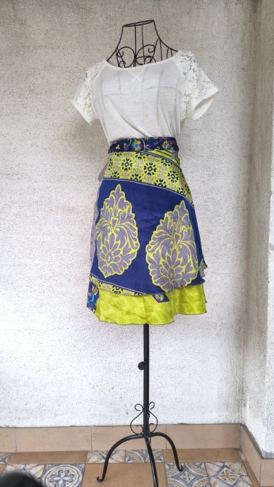 Égi mennyegző szári lapszoknya