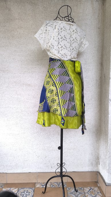 Égi mennyegző szári lapszoknya - Image 2