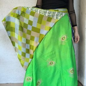 Zamatos szári lapszoknya