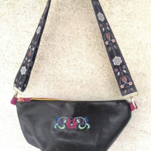 Paprika bőr testáska