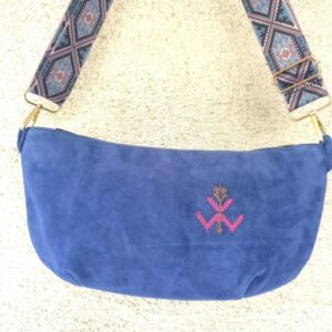 Indián bőr testáska