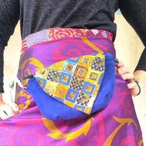 Klimt bőr öv/kistáska