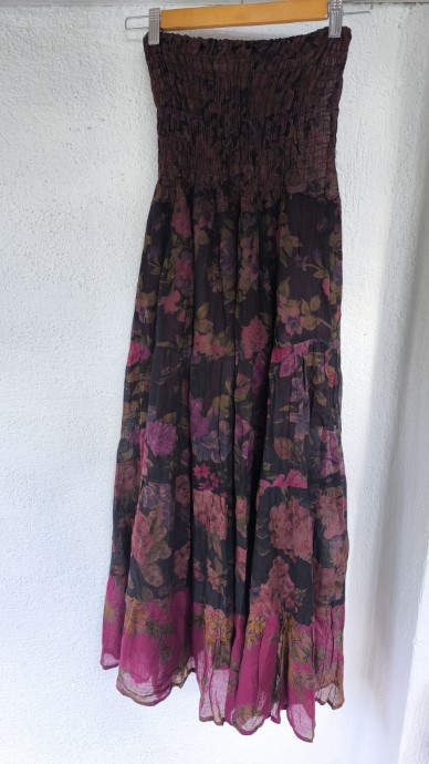 Bíbor maxi szoknya/ruha - Image 2